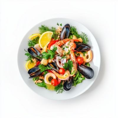 Фирменное блюдо Морской гриль прованс - купить в Уньжинском
